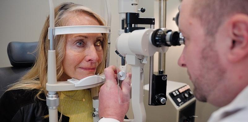 assessing patients eye health